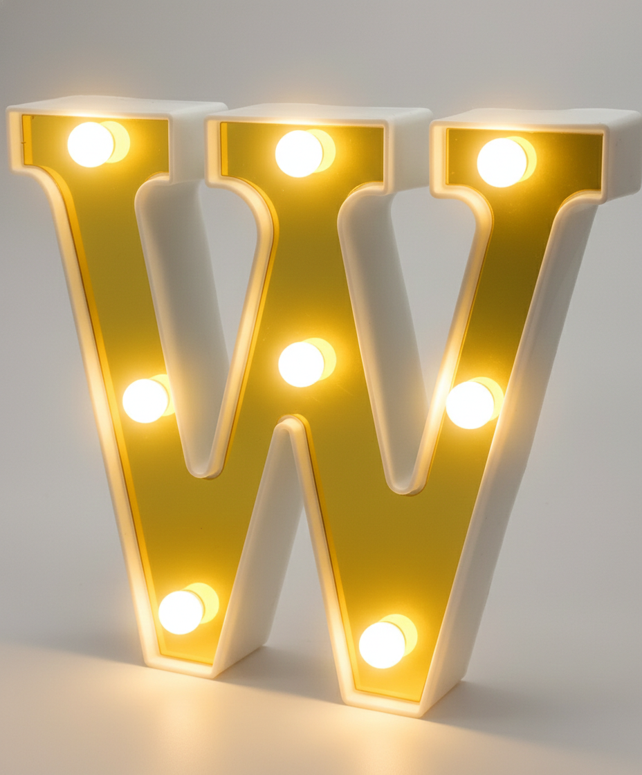 6" Marquee LED Light - Alphabet & Numbers