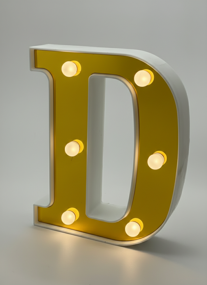 6" Marquee LED Light - Alphabet & Numbers