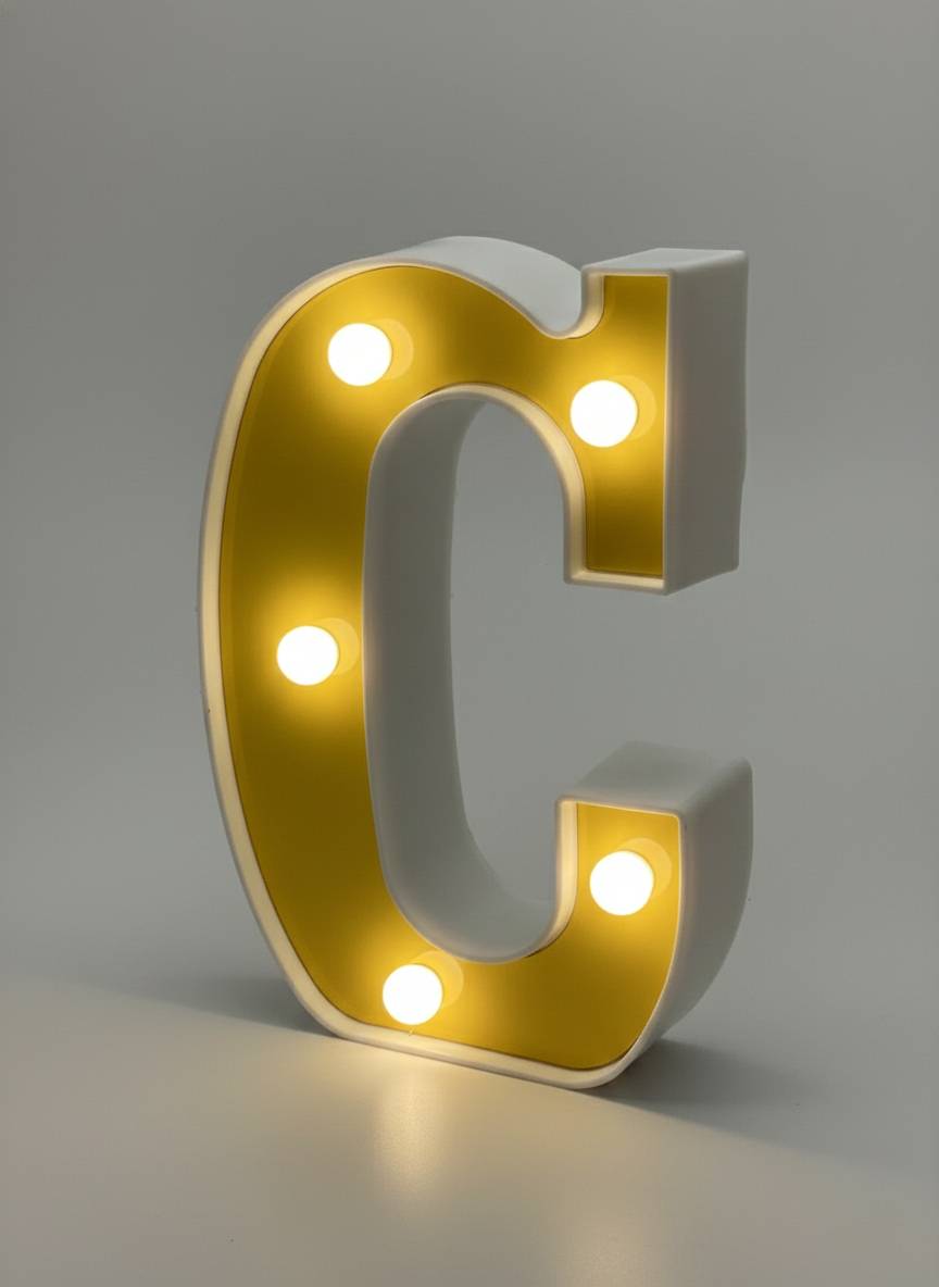 6" Marquee LED Light - Alphabet & Numbers