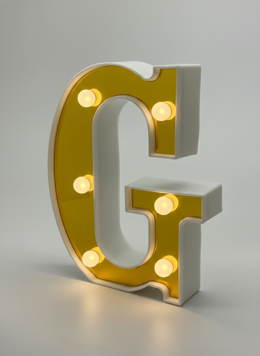 6" Marquee LED Light - Alphabet & Numbers