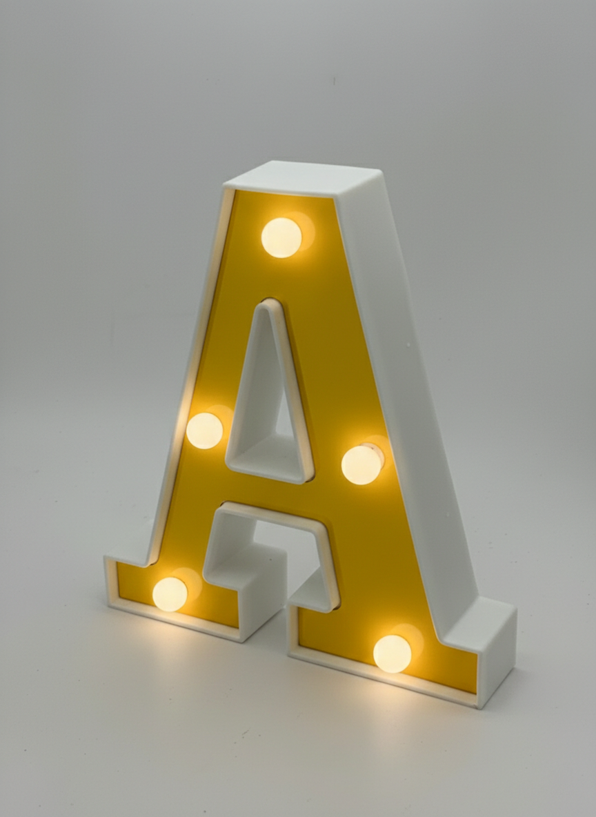 6" Marquee LED Light - Alphabet & Numbers