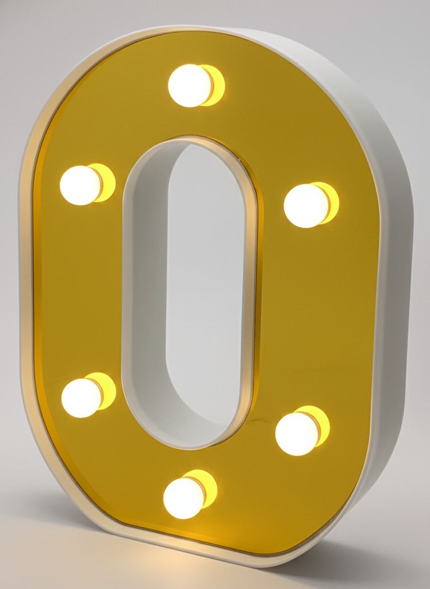 6" Marquee LED Light - Alphabet & Numbers