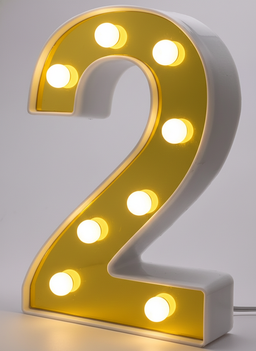 6" Marquee LED Light - Alphabet & Numbers