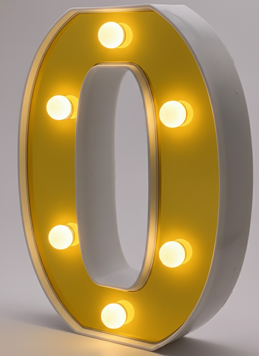 6" Marquee LED Light - Alphabet & Numbers