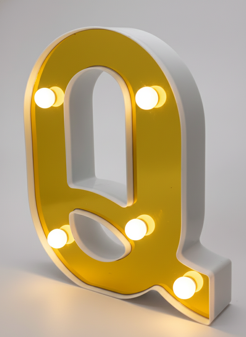 6" Marquee LED Light - Alphabet & Numbers